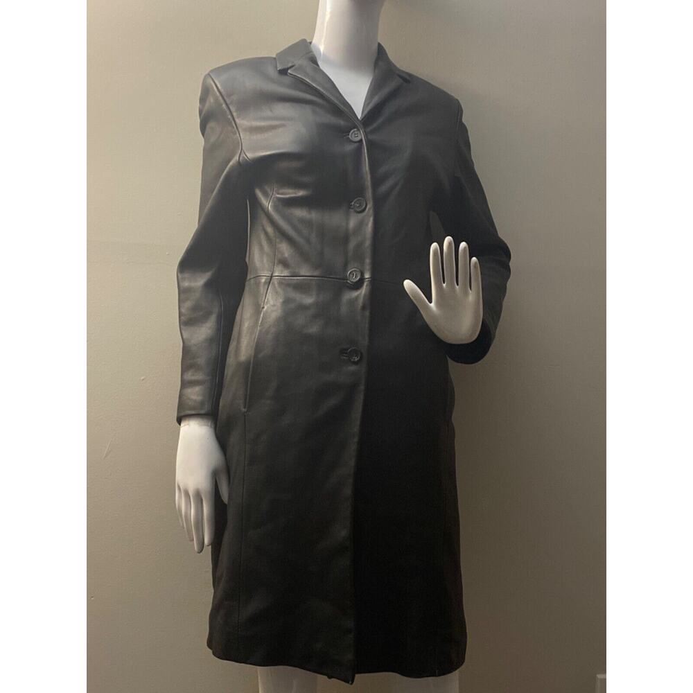alfani Genuine leather trench coat for women Size XS